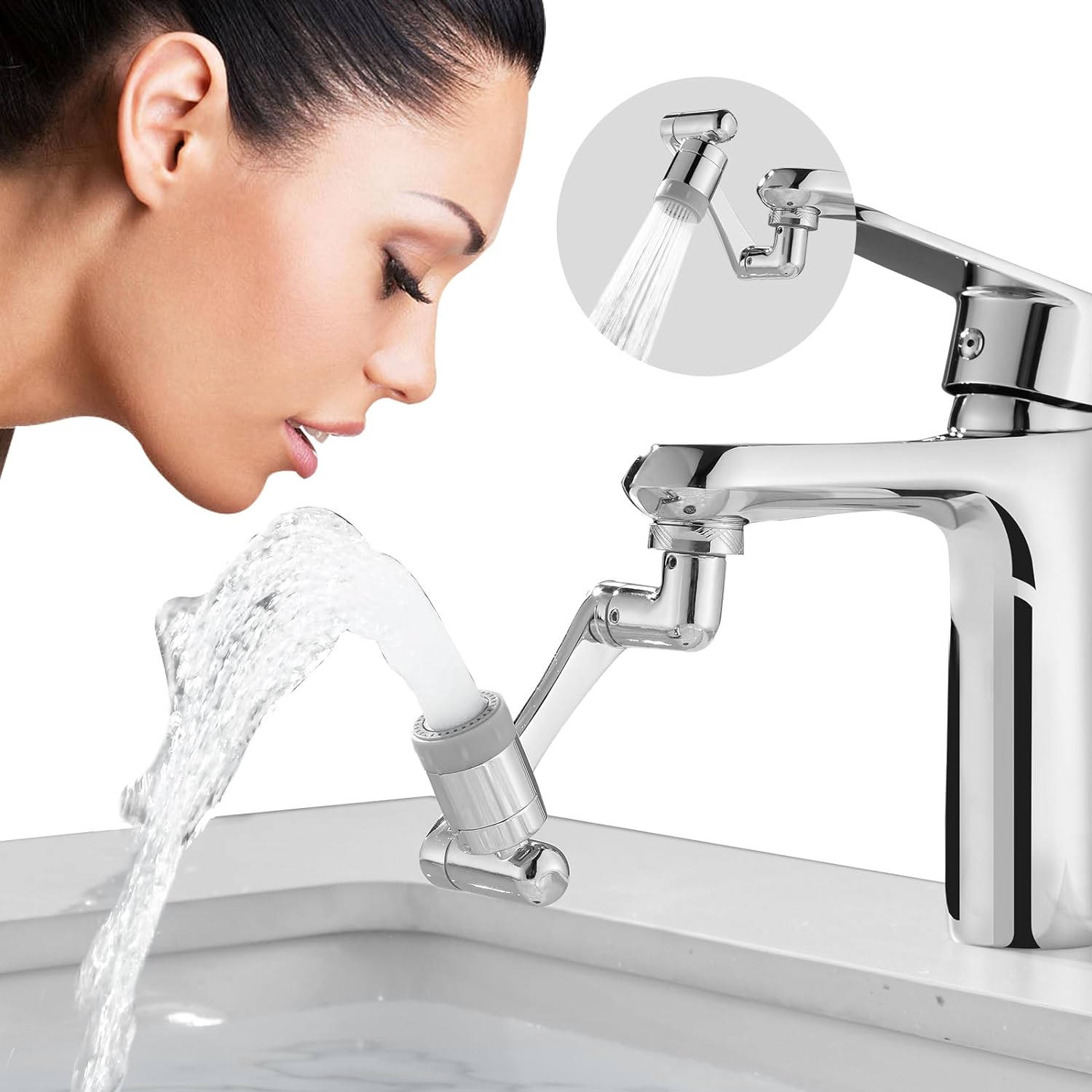 Universal 1080° Rotating Faucet Extender